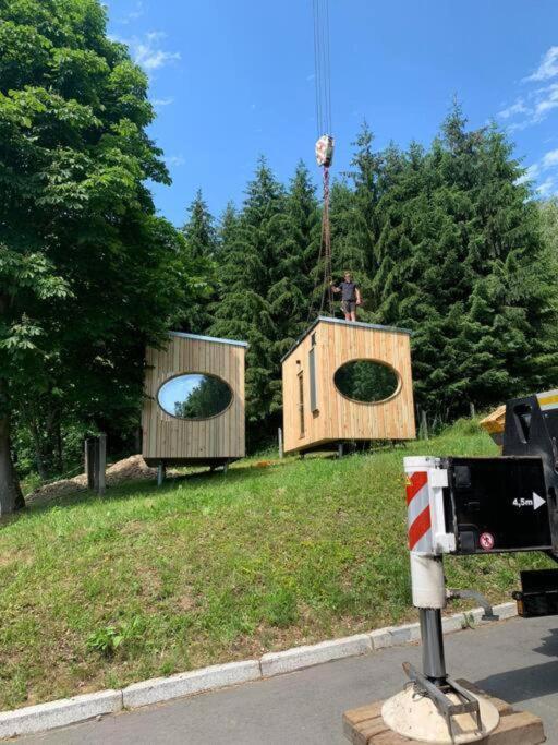 Vila Zinipi Retreat Gelenau "Eule" Exteriér fotografie